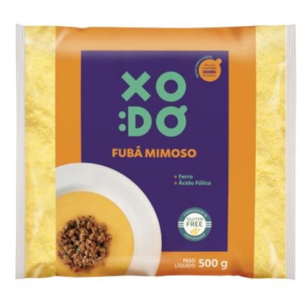 Flocão Farinha de Milho Flocada Xodó - Pacote 500g